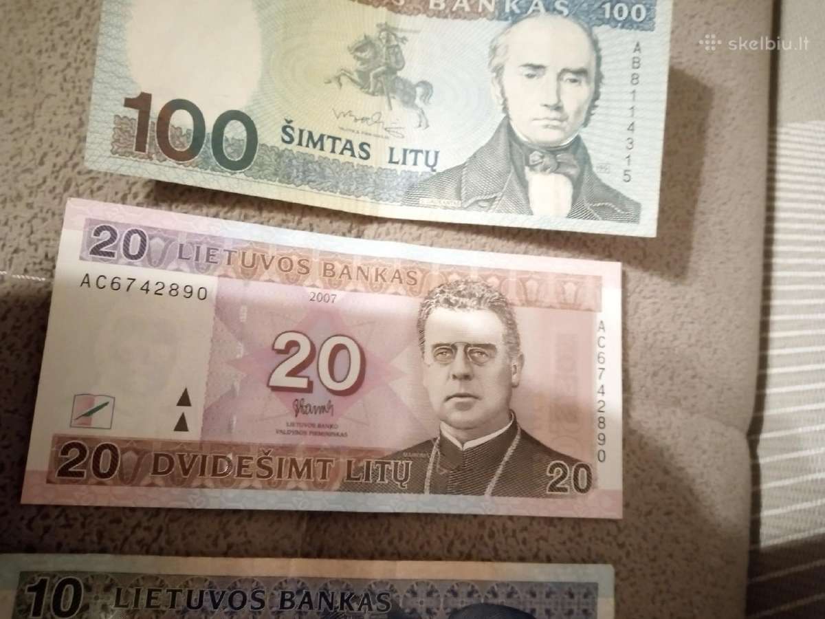 Gražūs banknotai 1991 2001 - nuotraukos Nr. 4