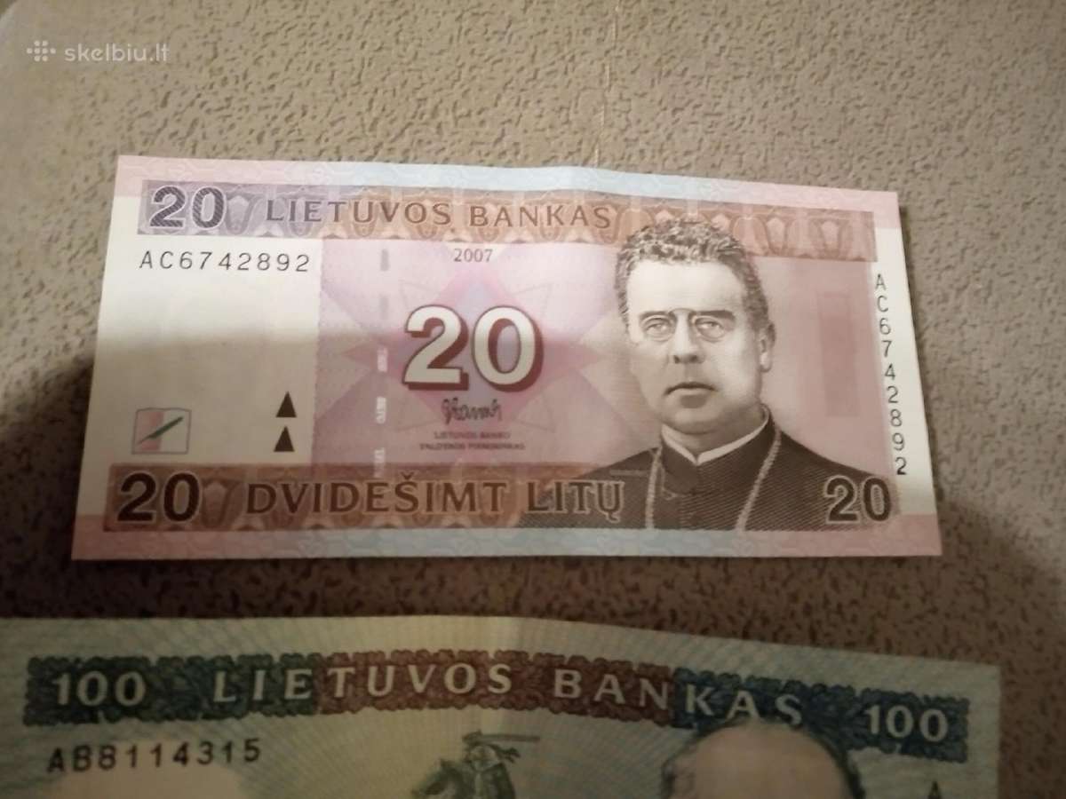 Gražūs banknotai 1991 2001 - nuotraukos Nr. 6