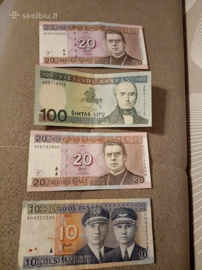 Gražūs banknotai 1991 2001