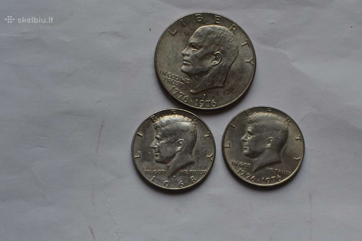1968-1976 metu JAV doleriai