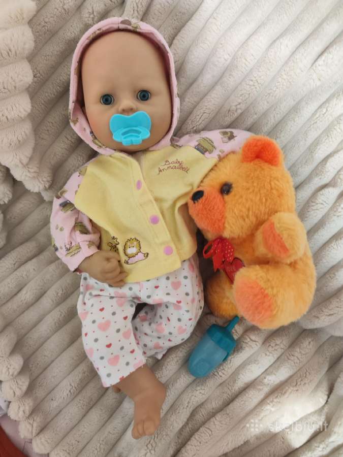 Lėlė baby annabel interaktyvi