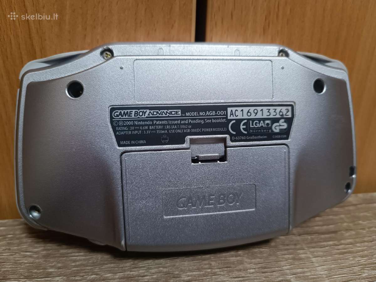 Gameboy Advance +5 žaidimai ir dėklas - nuotraukos Nr. 3