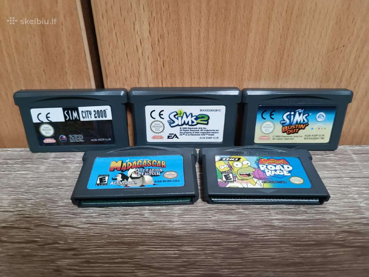 Gameboy Advance +5 žaidimai ir dėklas - nuotraukos Nr. 10