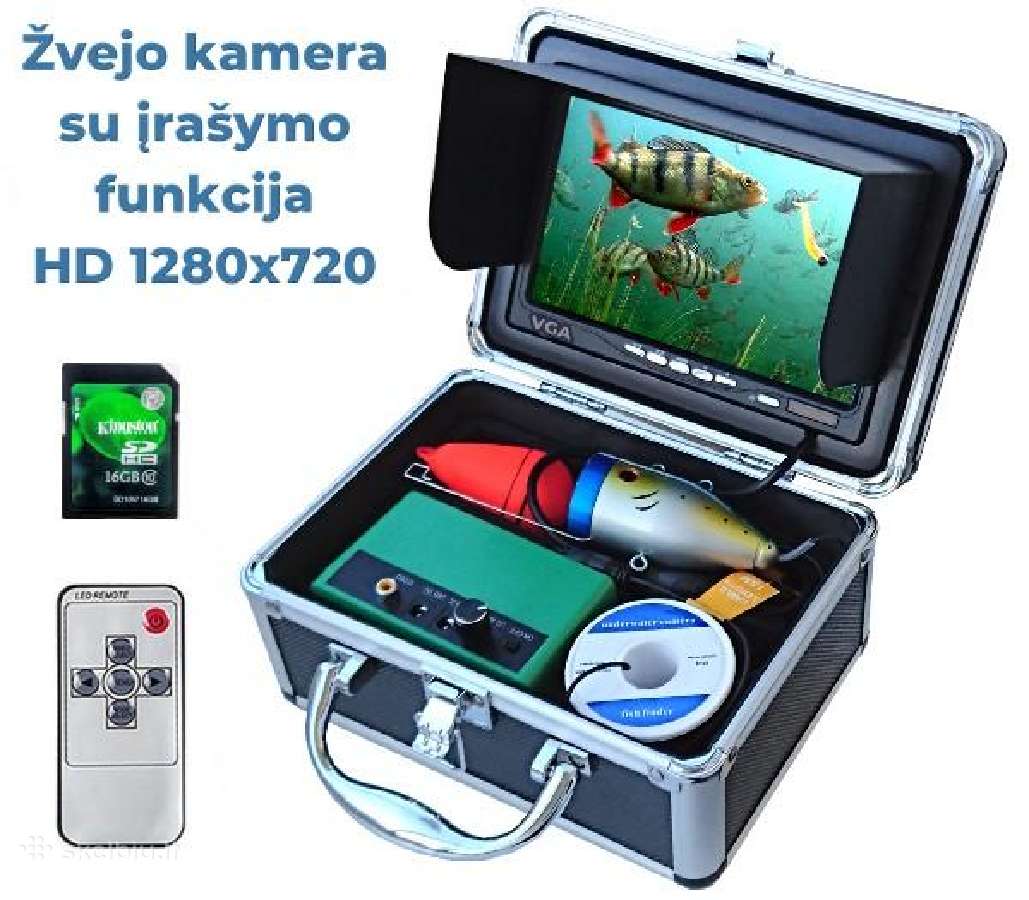 Povandeninės žvejo kameros
