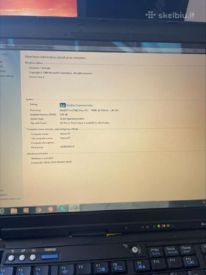Lenovo nešiojamas kompiuteris geras - nuotraukos Nr. 2