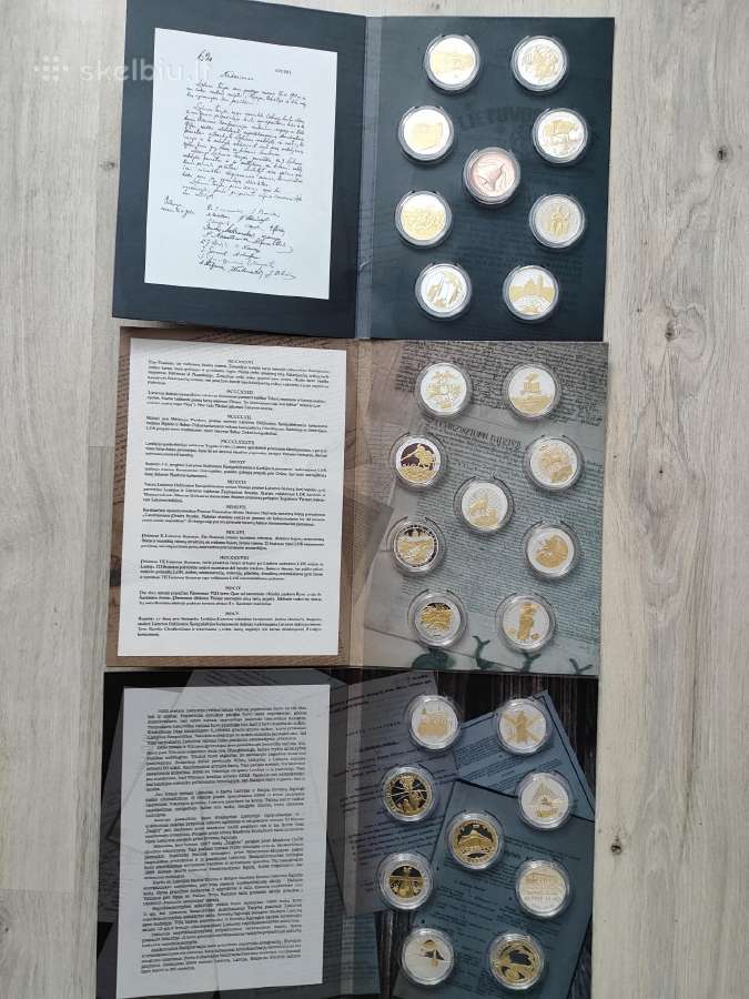 Medalių rinkinys Lietuvos istorijos įvykiai - nuotraukos Nr. 2