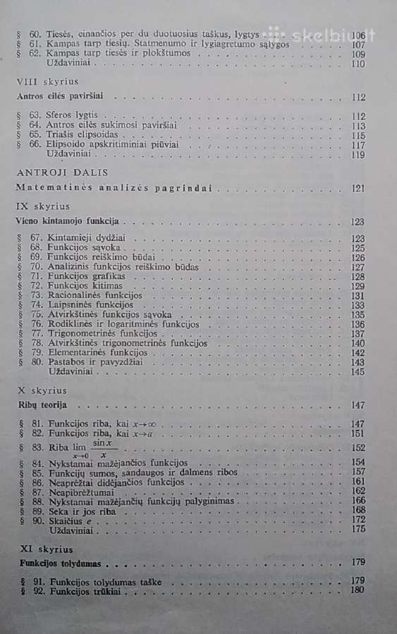 Trumpas aukštosios matematikos kursas - nuotraukos Nr. 5