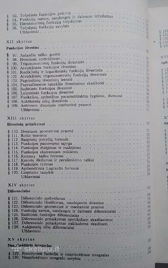 Trumpas aukštosios matematikos kursas - nuotraukos Nr. 6