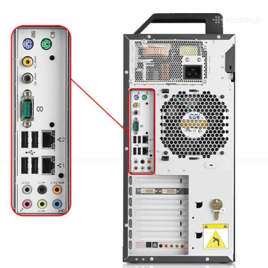Lenovo Thinkstation D20 Workstation - nuotraukos Nr. 2