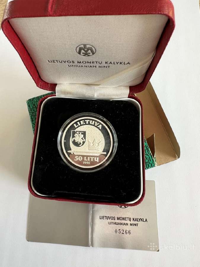 1996 m. 50 Litu - Mindaugas- - nuotraukos Nr. 2