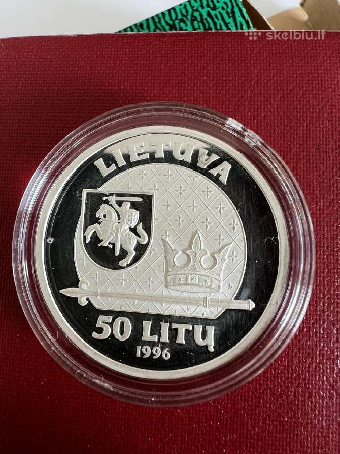 1996 m. 50 Litu - Mindaugas- - nuotraukos Nr. 4