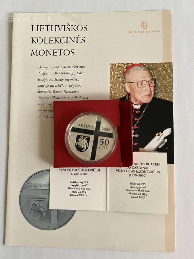 2005 m. 50 Litu - Sladkevicius- - nuotraukos Nr. 2