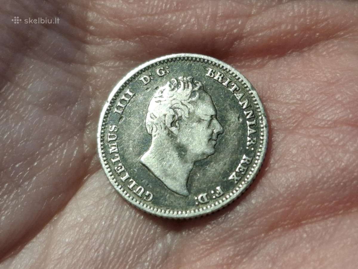 UK 4 pencai 1836 sidabras - nuotraukos Nr. 2