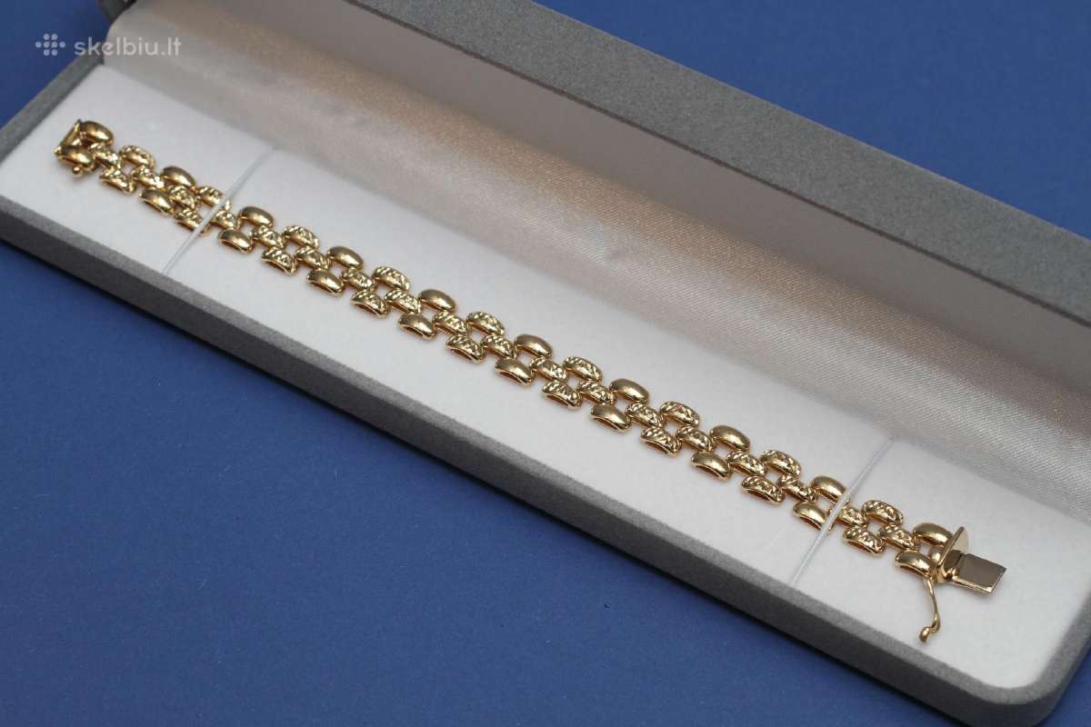 Moteriska auksine geltono aukso apyranke 14k 585