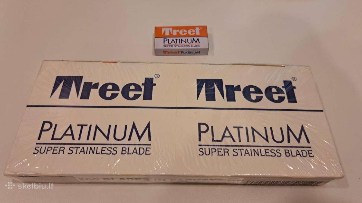Treet Platinum Super Stainless Skutimosi Peiliukai