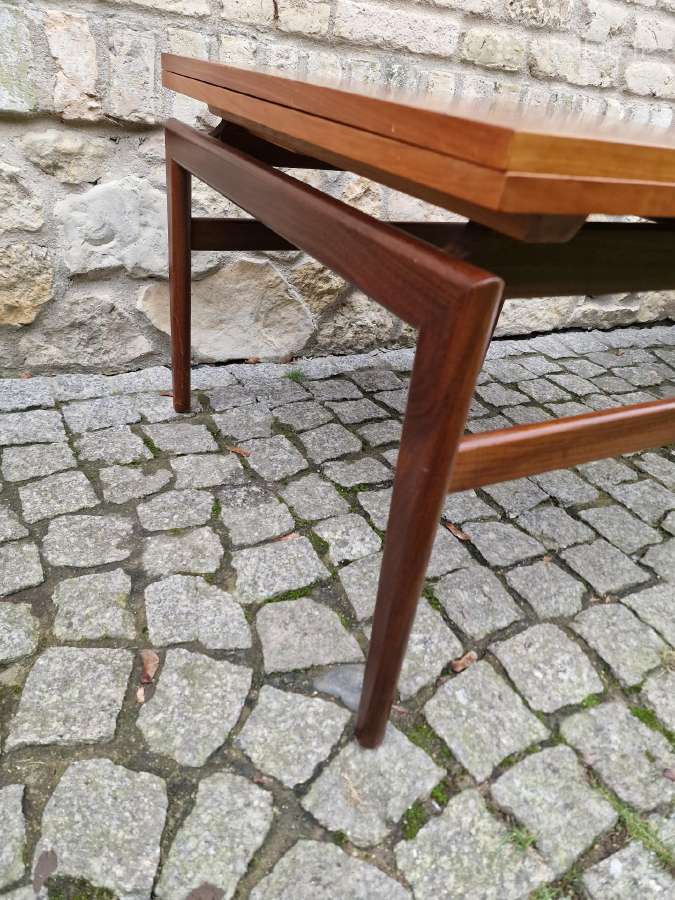 Vintažinis mid century tikmedžio kavos staliukas - nuotraukos Nr. 21