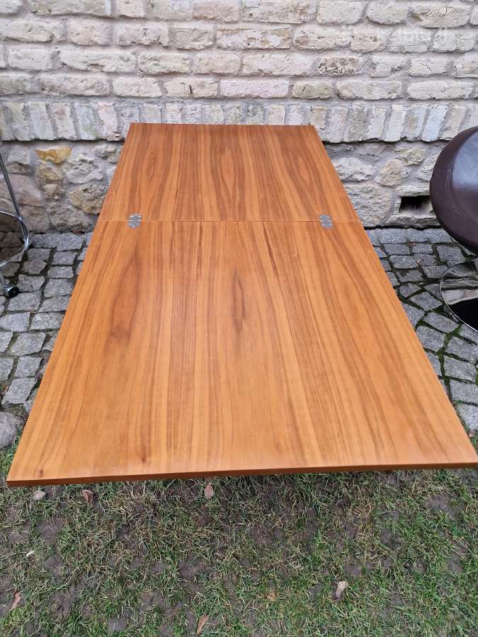Vintažinis mid century tikmedžio kavos staliukas - nuotraukos Nr. 28