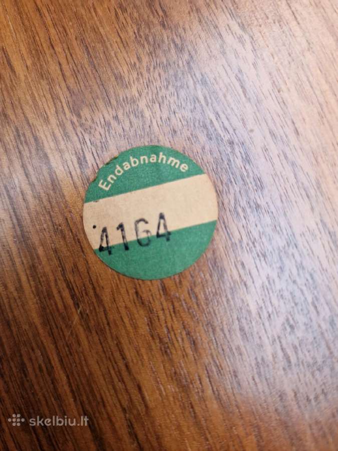 Vintažinis mid century tikmedžio kavos staliukas - nuotraukos Nr. 37
