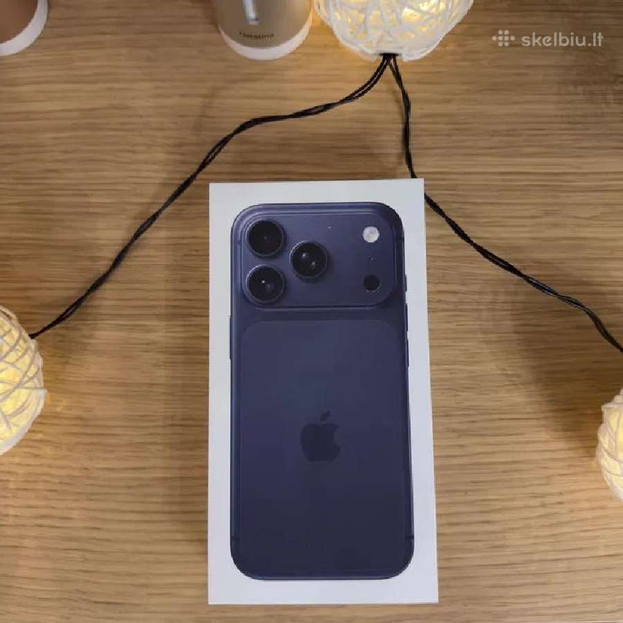 Naujas iPhone 17 Pro Max 256gb – Blue Titanium