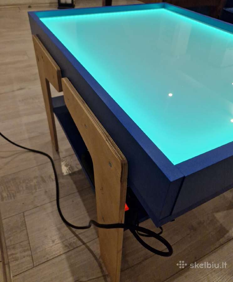 Parduodamas naujas šviesos stalas su LED atšvietim - nuotraukos Nr. 6