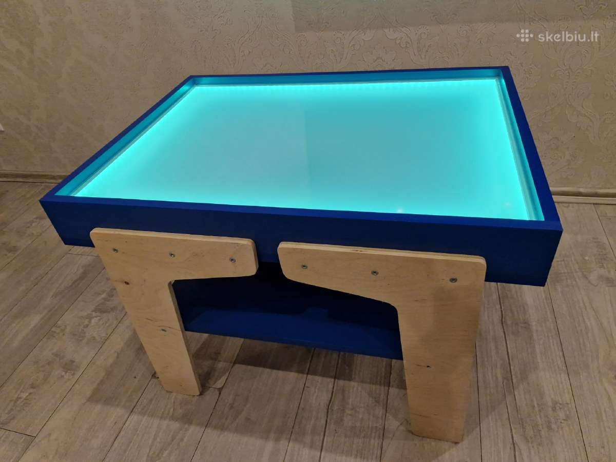 Parduodamas naujas šviesos stalas su LED atšvietim - nuotraukos Nr. 7
