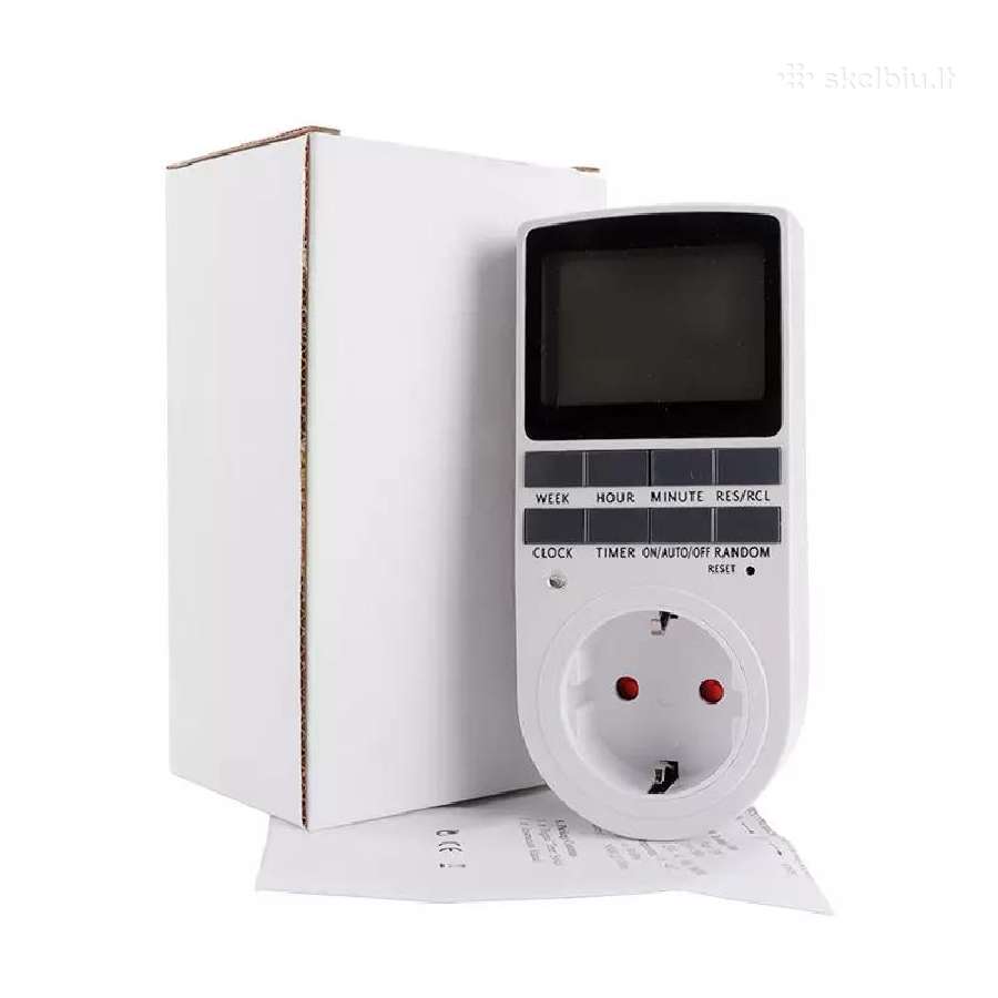Elektroninis skaitmeninis laikmatis – rozetė - nuotraukos Nr. 3