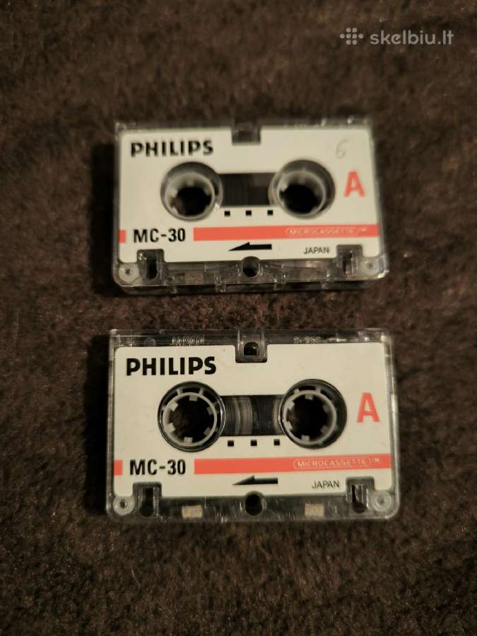 Mikro kasetės diktofonui Philips Mc-30