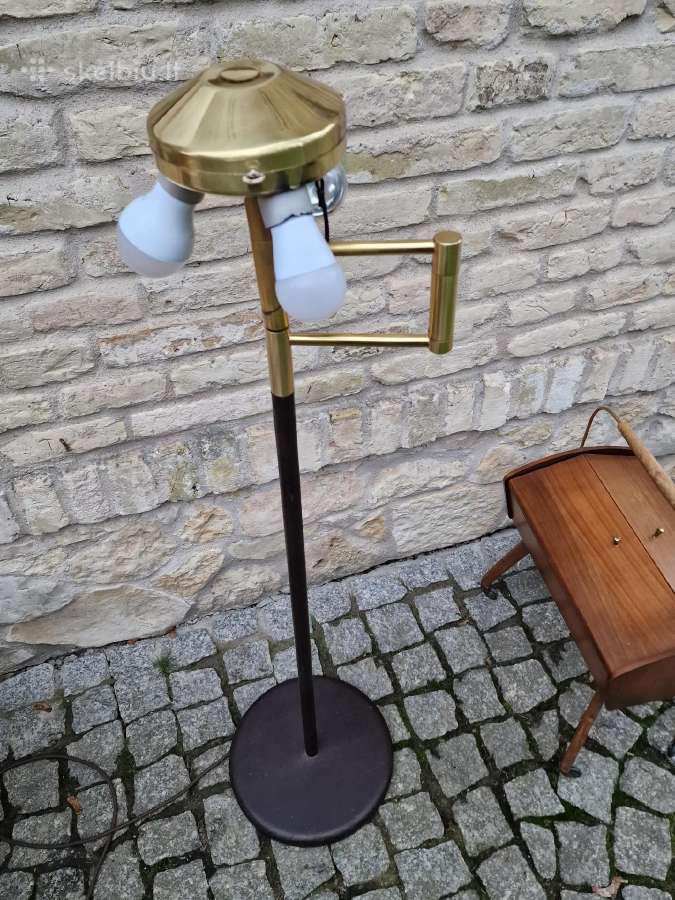 Vintažinis mid century žalvarinis toršeras - nuotraukos Nr. 7