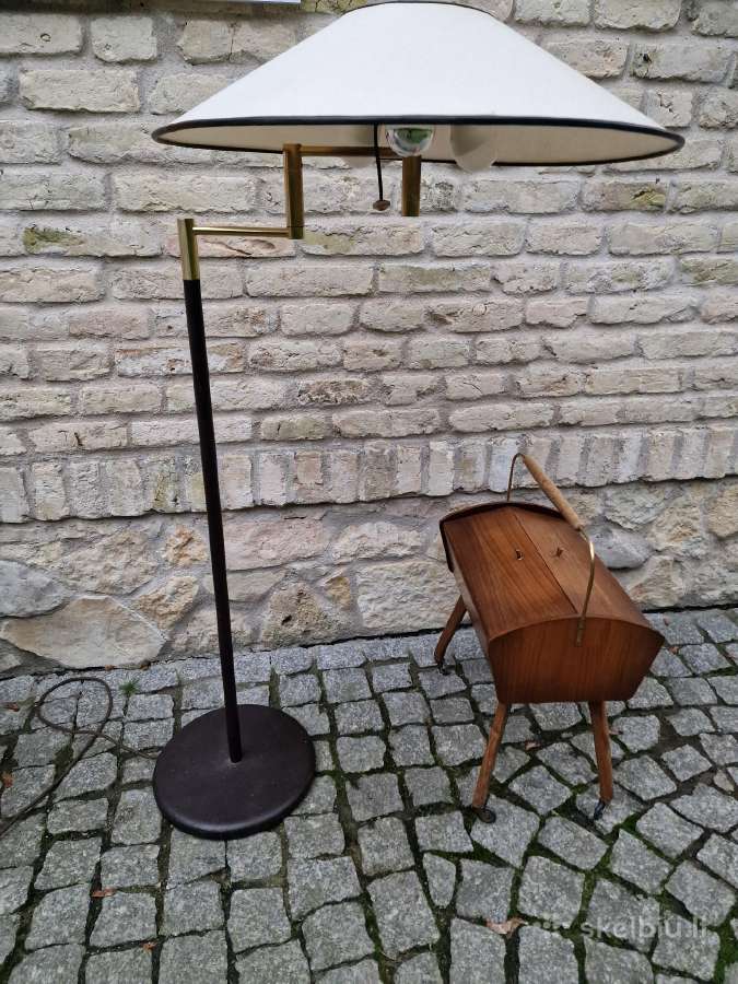 Vintažinis mid century žalvarinis toršeras - nuotraukos Nr. 8