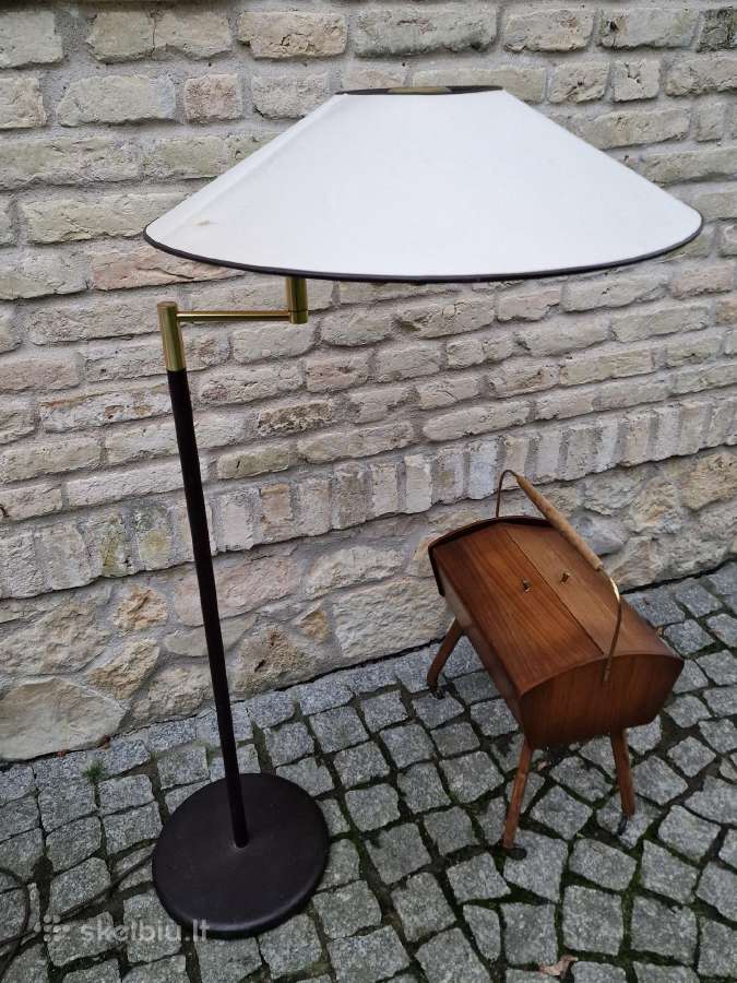 Vintažinis mid century žalvarinis toršeras - nuotraukos Nr. 10