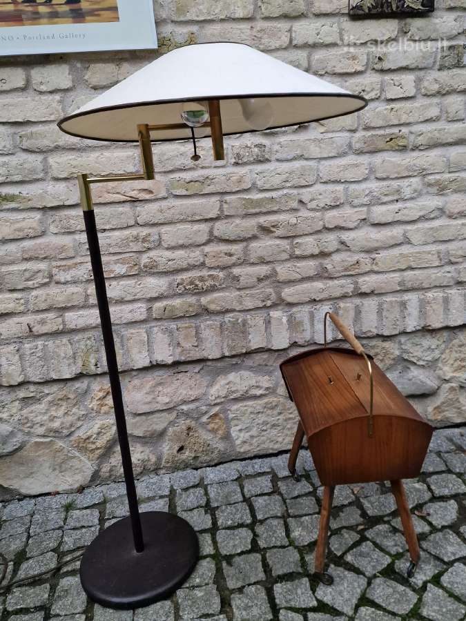 Vintažinis mid century žalvarinis toršeras - nuotraukos Nr. 12