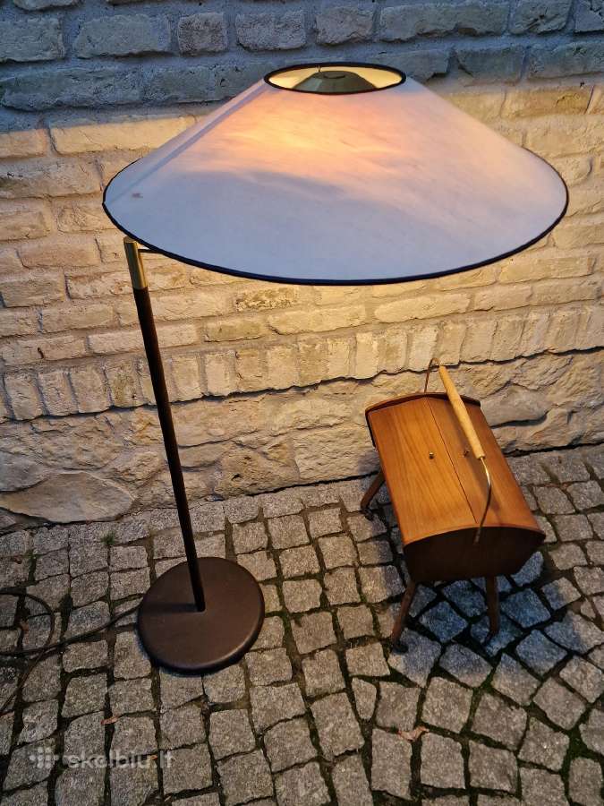 Vintažinis mid century žalvarinis toršeras - nuotraukos Nr. 13