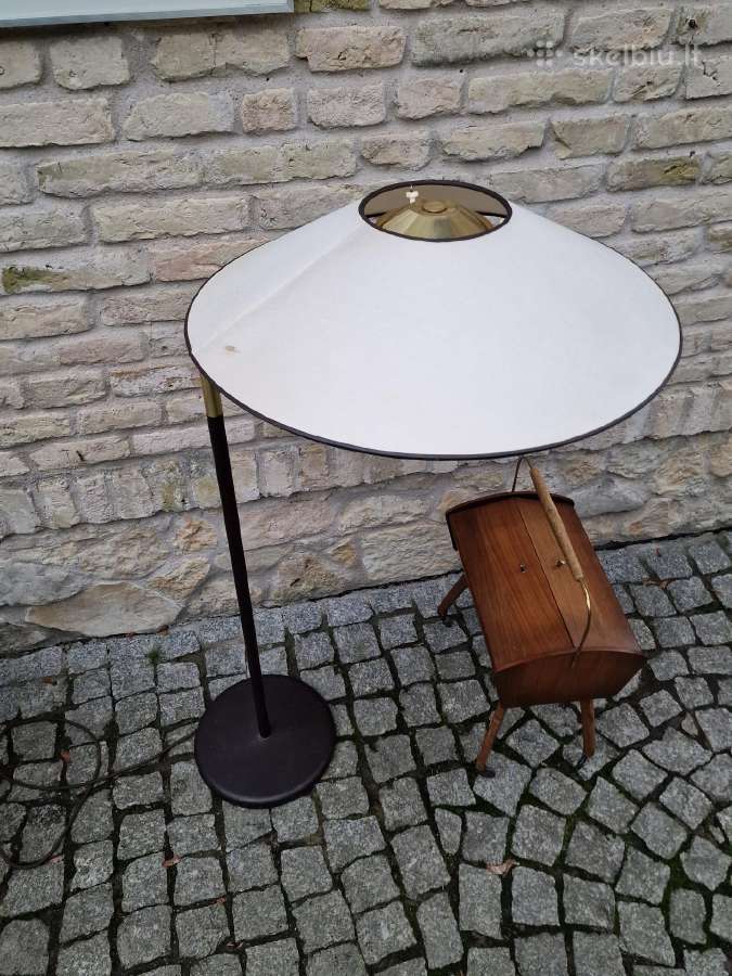 Vintažinis mid century žalvarinis toršeras - nuotraukos Nr. 14