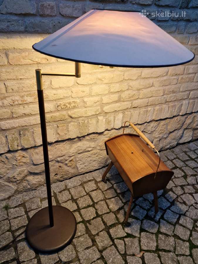 Vintažinis mid century žalvarinis toršeras - nuotraukos Nr. 15