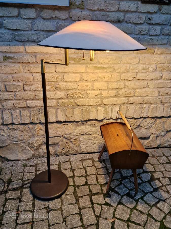 Vintažinis mid century žalvarinis toršeras - nuotraukos Nr. 16