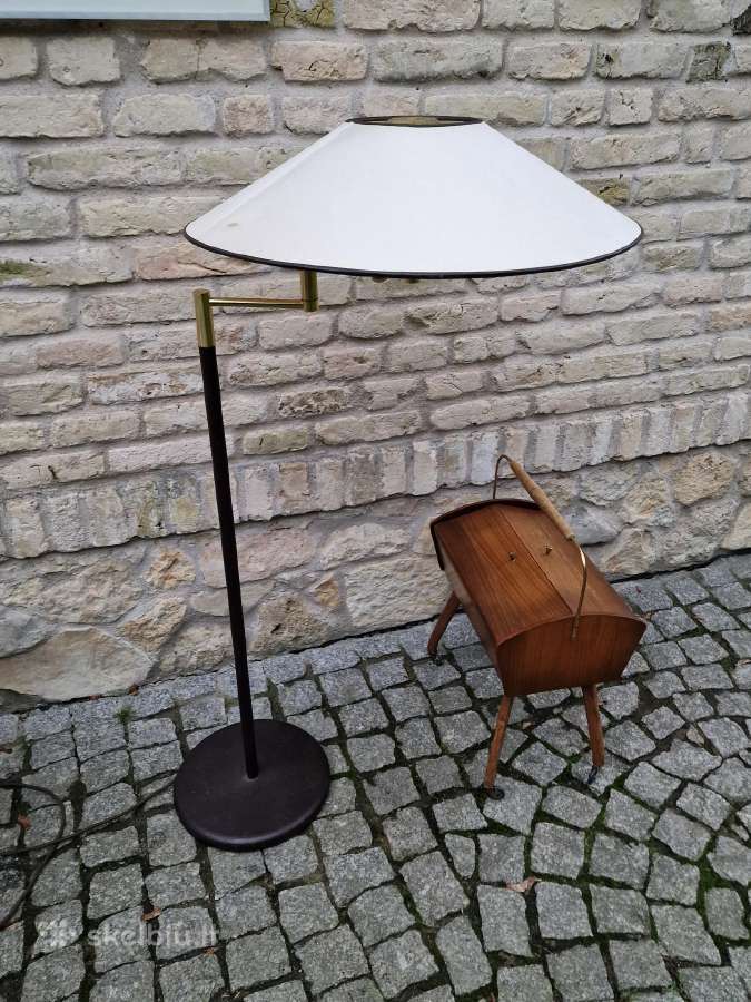 Vintažinis mid century žalvarinis toršeras - nuotraukos Nr. 17