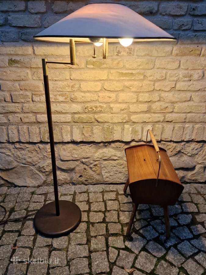 Vintažinis mid century žalvarinis toršeras - nuotraukos Nr. 18