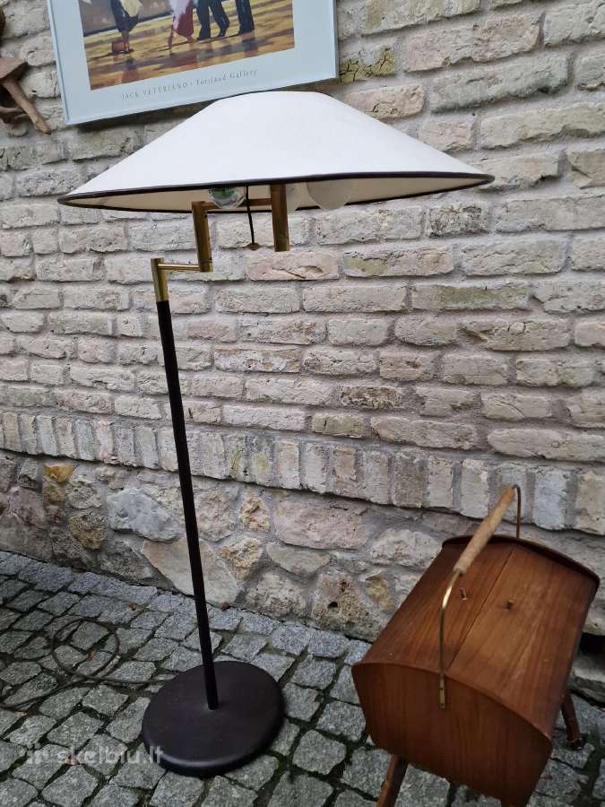 Vintažinis mid century žalvarinis toršeras - nuotraukos Nr. 19