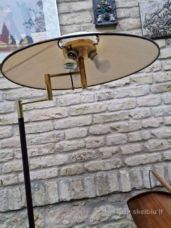 Vintažinis mid century žalvarinis toršeras - nuotraukos Nr. 20