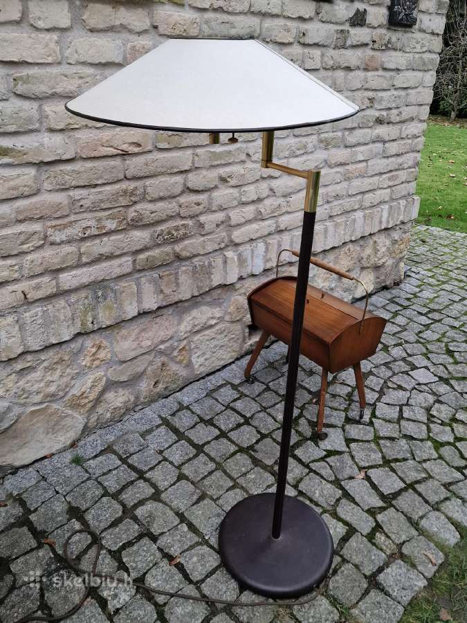 Vintažinis mid century žalvarinis toršeras - nuotraukos Nr. 23