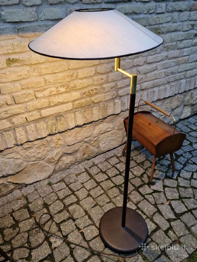 Vintažinis mid century žalvarinis toršeras - nuotraukos Nr. 24
