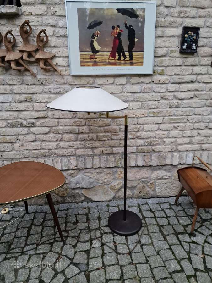Vintažinis mid century žalvarinis toršeras - nuotraukos Nr. 25
