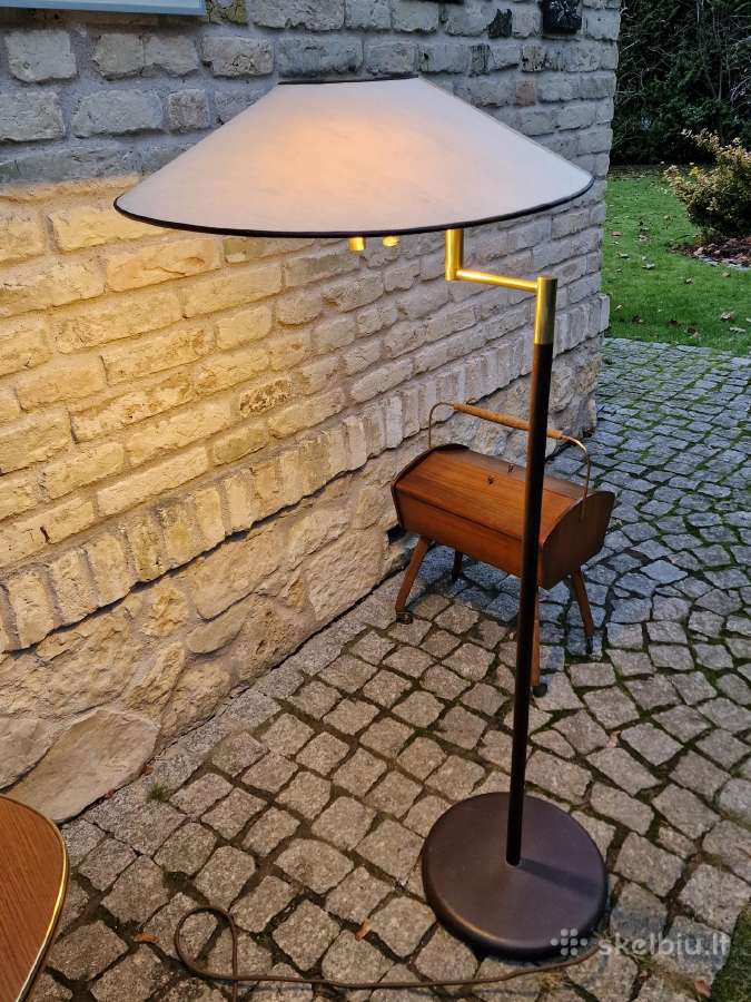 Vintažinis mid century žalvarinis toršeras - nuotraukos Nr. 26