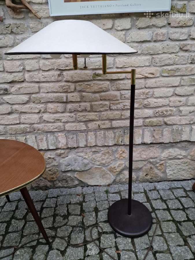 Vintažinis mid century žalvarinis toršeras - nuotraukos Nr. 27