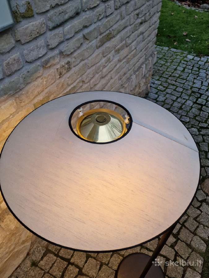 Vintažinis mid century žalvarinis toršeras - nuotraukos Nr. 28