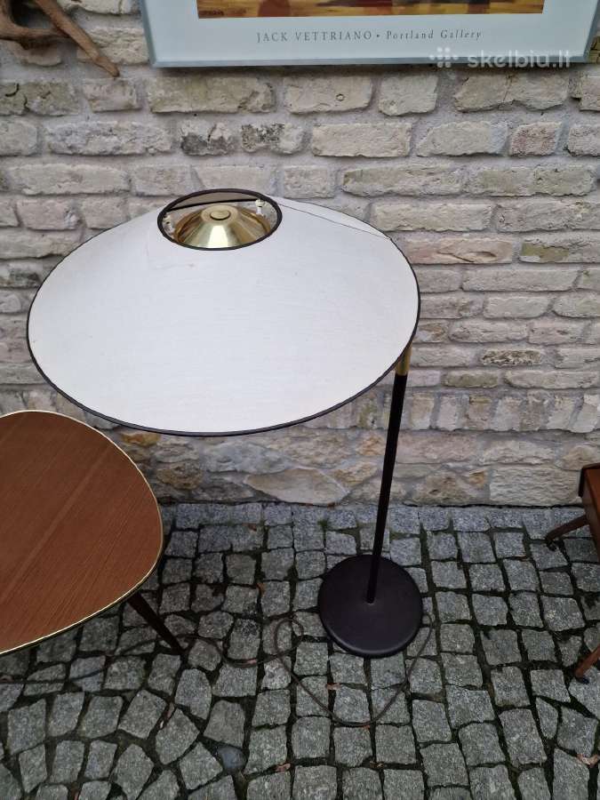 Vintažinis mid century žalvarinis toršeras - nuotraukos Nr. 31