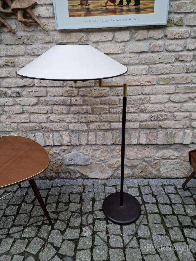 Vintažinis mid century žalvarinis toršeras - nuotraukos Nr. 37