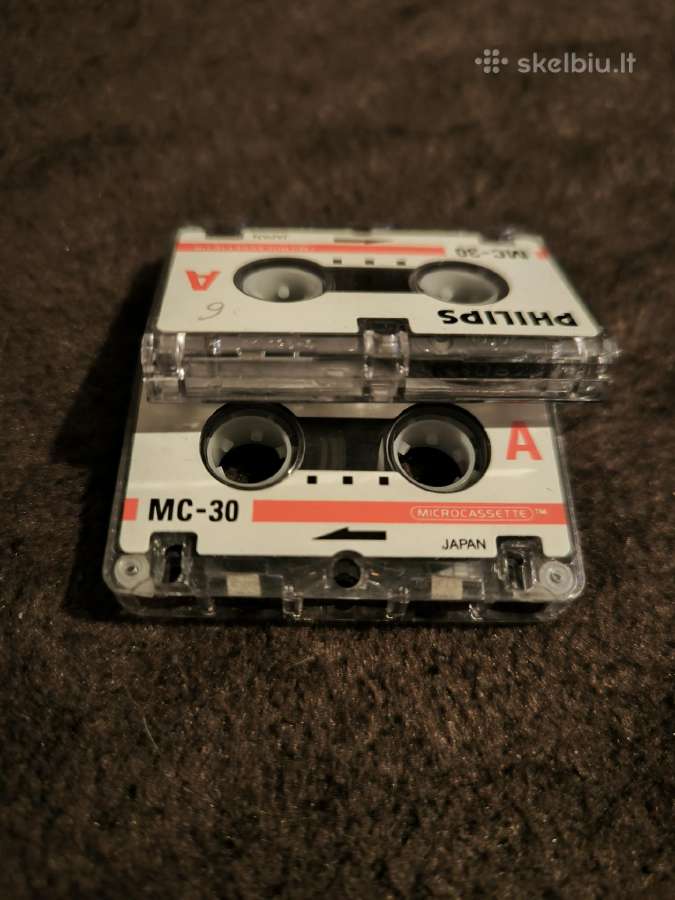 Micro audio kasetės Philips Mc-30 diktofonui - nuotraukos Nr. 2