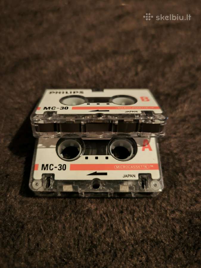 Micro audio kasetės Philips Mc-30 diktofonui - nuotraukos Nr. 3