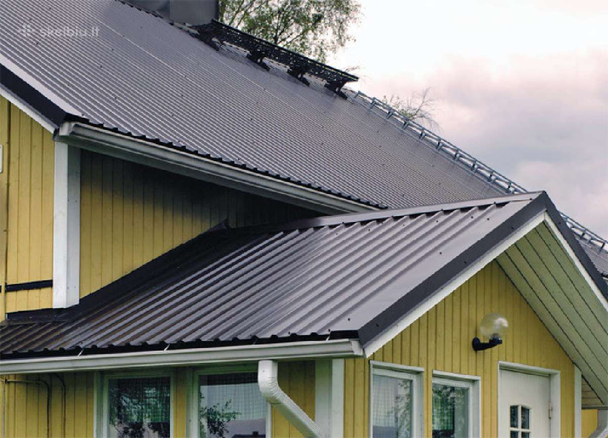 Stogo dengimas, ventiliuojamas fasadas, skardinam - nuotraukos Nr. 2